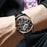 Oupinke Mens Automatic Mechanical Watch Skeleton Design 50M