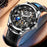 Oupinke Mens Automatic Mechanical Watch Skeleton Design 50M