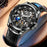 Oupinke Mens Automatic Mechanical Watch Skeleton Design 50M