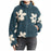 Womens Floral Fleece Jackets Winter Zipper Cropped Coat