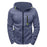 Mens Hoodie With Side Zipper Pockets Thin Wool Solid Color