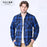 American Size Mens Shirt Long Sleeve Plaid Spring