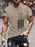 Mens T Shirt With A Simple Striped 3D Digital Print A New