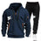 2025 New Mens Autumn And Winter Suit Zipper Hoodie Trousers