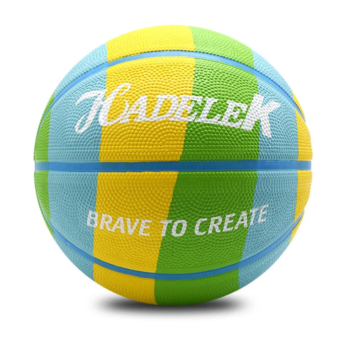 Kid Rubber Basketball Size 5 Primary School Outdoor