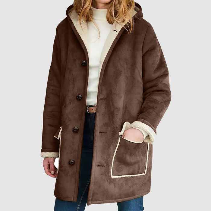 Winter Suede Leather Jackets For Women Streetwear Ladies