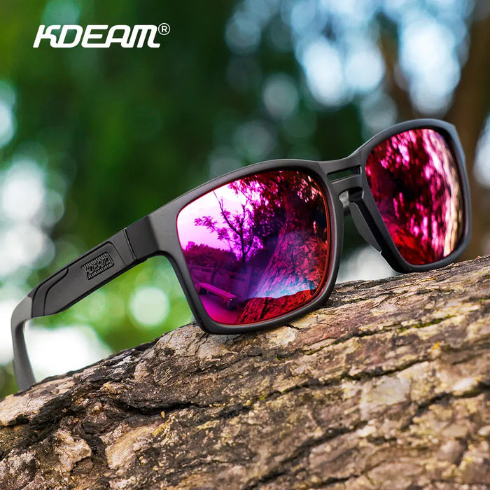 Kdeam New Polarized Photochromic Sunglasses Unisex Size