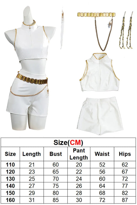 Kid Girls Rumi K Pop Demon Hunter Cosplay Kids Black Gloden