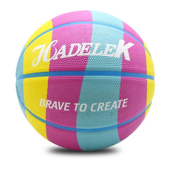Kid Rubber Basketball Size 5 Primary School Outdoor