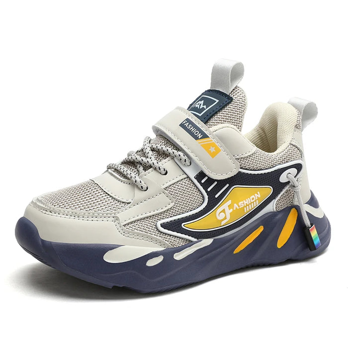 Kid Sneakers Sport Shoes For Boys Fashion Leather Children