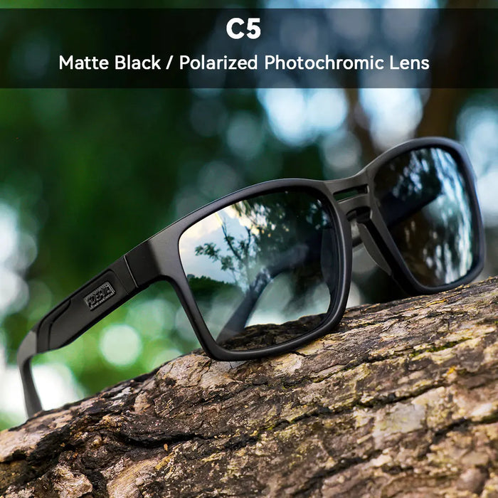 Kdeam New Polarized Photochromic Sunglasses Unisex Size