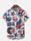 Hawaii Mens Shirt 3D Print National American Flag Short