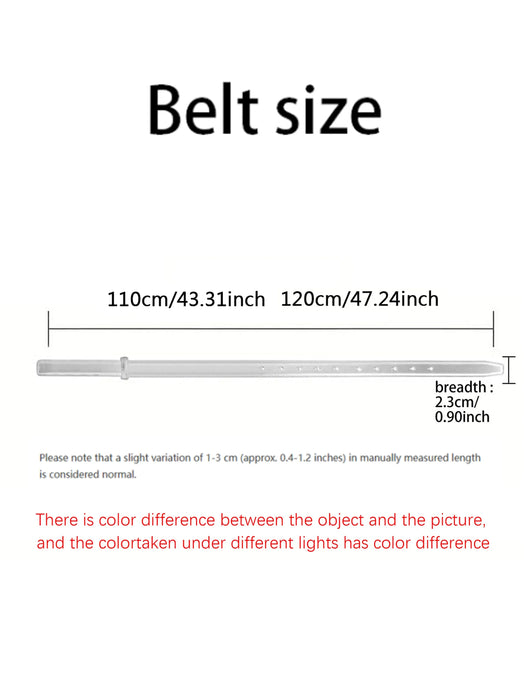 Womens Belt With Wavy Letter Alloy Buckle Meticulously