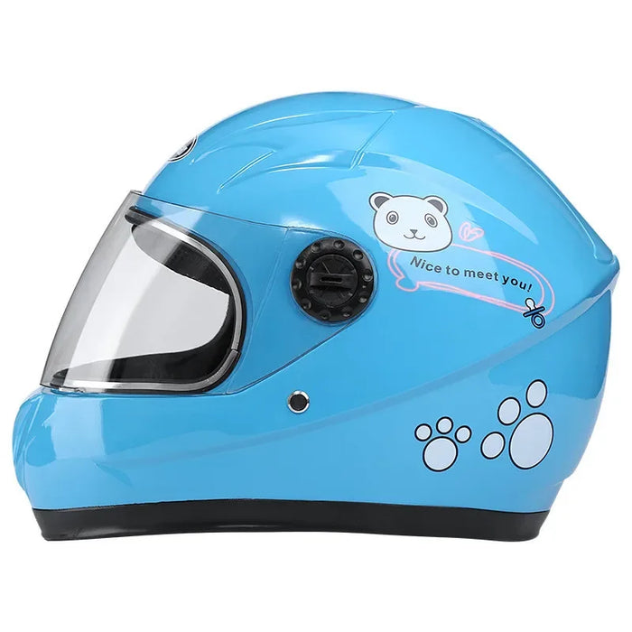 Kid Child Motorcycle Helmet Detachable Full Face Helmet