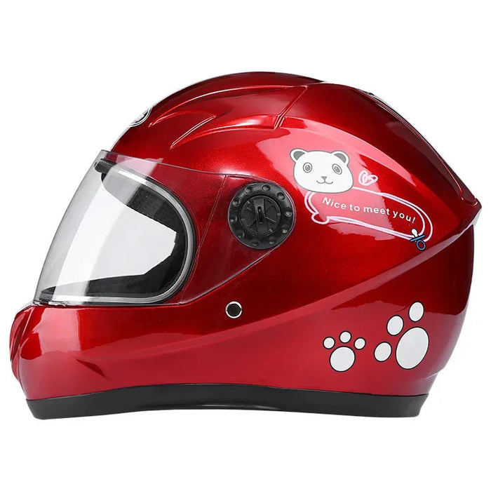 Kid Child Motorcycle Helmet Detachable Full Face Helmet