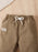 Kids Casual Corduroy Pants Label Patched Elastic Waist