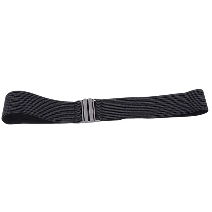 Women Elastic Band Wide Belts Simple Down Coat Waist Belt