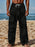Mens Comfortable Drawstring Beach Pants 3D Flag Printed