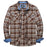 Magcomsen Autumn Windproof Mens Flannel Shirt Warm Long