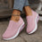 2025 Womens Shoes Slip On Sneakers Platform Solid Color