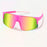 Sports Wrap Around Sunglasses For Women Men Large One Piece