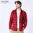 American Size Mens Shirt Long Sleeve Plaid Spring