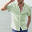 Summer Short Sleeve Shirts Man Cotton Linen Shirt Blouses
