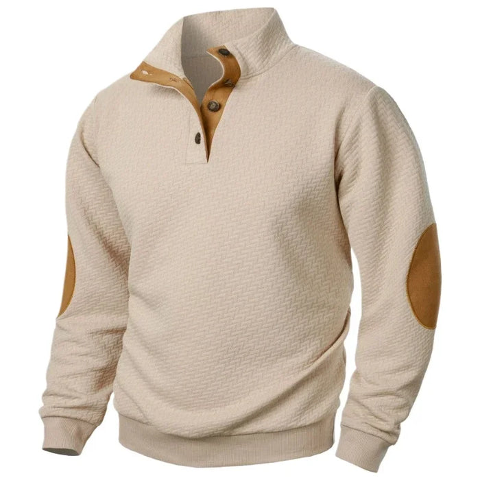 New Mens Heavyweight Sweatshirt Casual Long Sleeve Stand