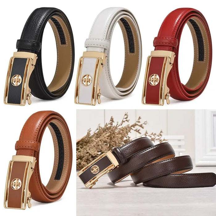 Women Belt Luxury Famous Designer Brand Real Genuine