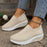 2025 Womens Shoes Slip On Sneakers Platform Solid Color