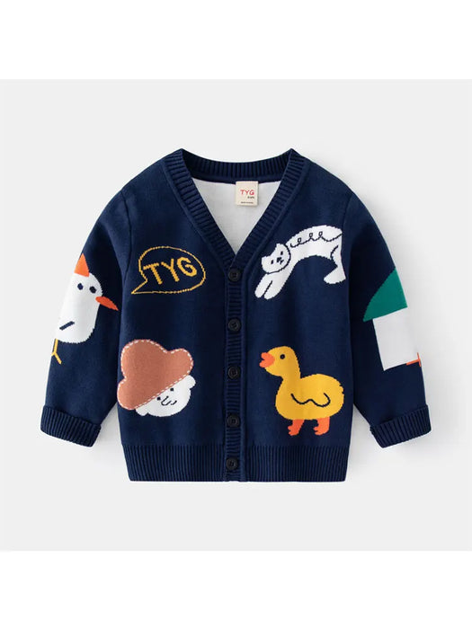 Kid Coat Baby Boys Sweater Winter Clothes Toddler Cute