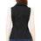 Womens Comfy Zip Up Jacket Solid Color Sleeveless Utility