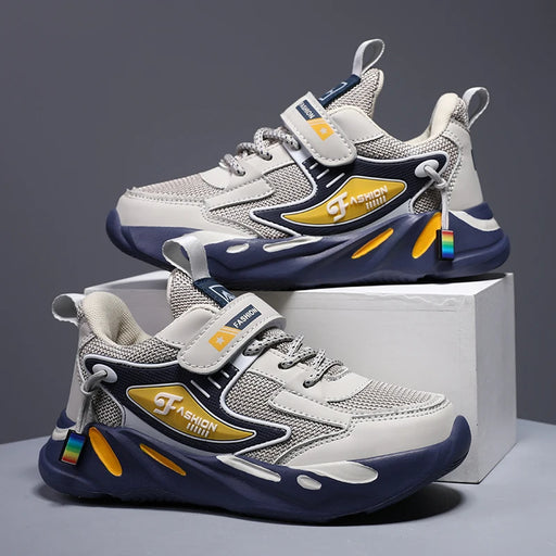 Kid Sneakers Sport Shoes For Boys Fashion Leather Children