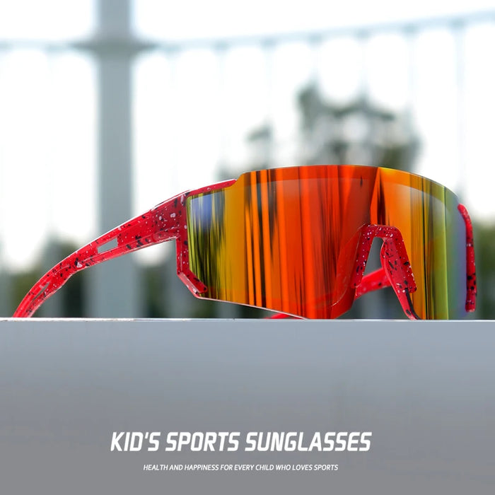 Youth Baseball Sunglasses For Boys Girls Softball Cycling
