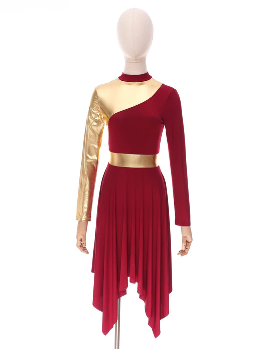 Women Worship Robe Lyrical Praise Dance Costume Modern