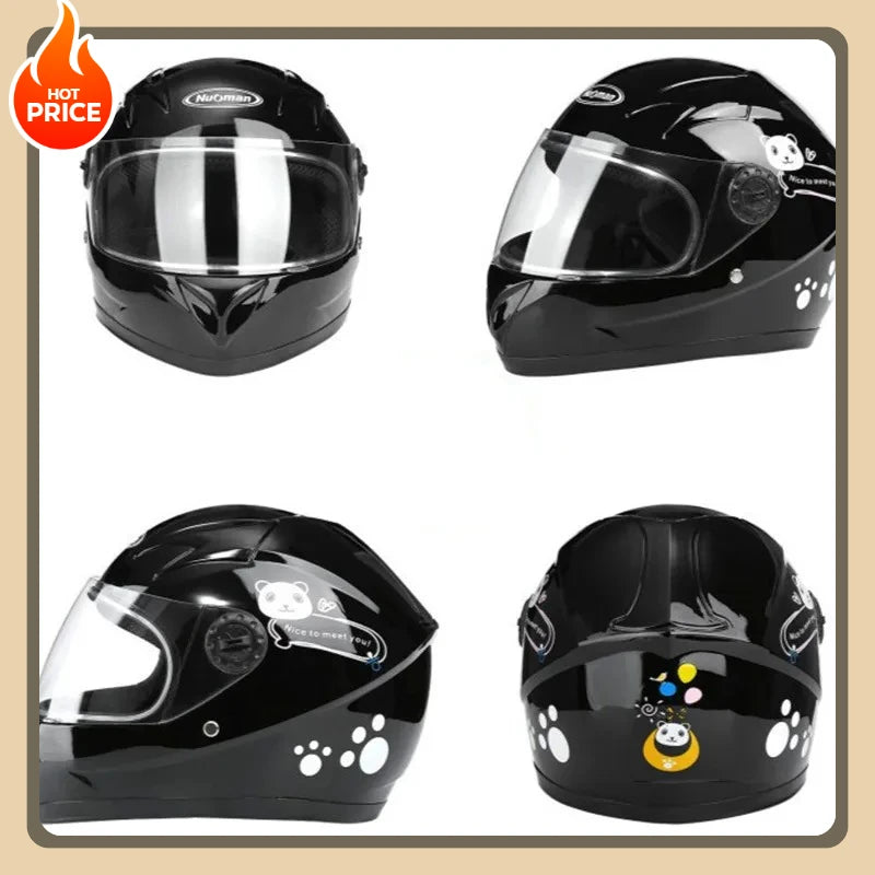 Kid Child Motorcycle Helmet Detachable Full Face Helmet