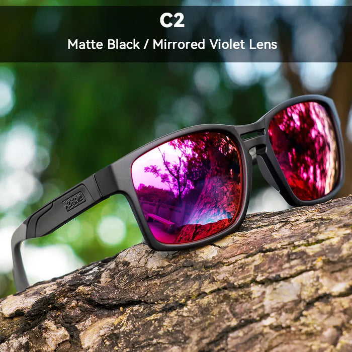 Kdeam New Polarized Photochromic Sunglasses Unisex Size