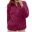 Women Casual Zip Up Fleece Jacket Solid Color Long Plush