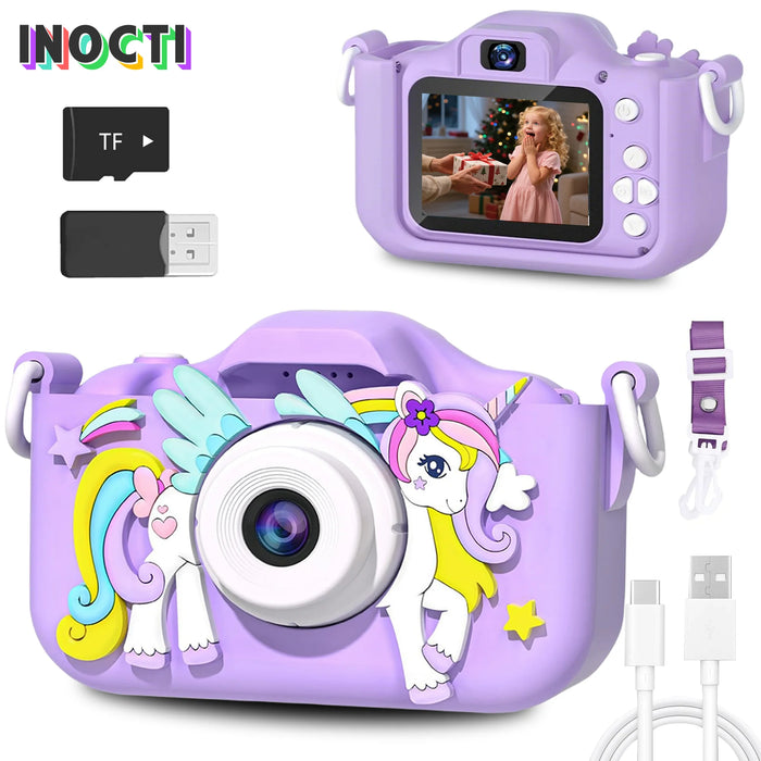 Kids Camera Toys 2 Inch Ips Screen Digital Cameras