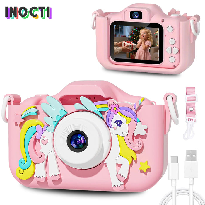 Kids Camera Toys 2 Inch Ips Screen Digital Cameras