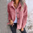 Faux Lamb Wool Warm Coats Womens Korean Button Down Lapel