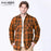 American Size Mens Shirt Long Sleeve Plaid Spring
