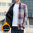 Autumn Winter New Fashion Trend Thickened Warm Plaid Shirt