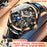Oupinke Mens Automatic Mechanical Watch Skeleton Design 50M