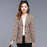 Ladies Casual Short Plaid Blazer