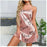 Women Nightwear Home Clothes Sexy Black Floral Printing