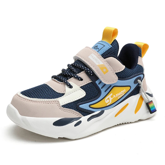 Kid Sneakers Sport Shoes For Boys Fashion Leather Children