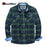 Magcomsen Autumn Windproof Mens Flannel Shirt Warm Long