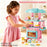Kids Mini Kitchen Counter Play Set Diy Simulated Cooking