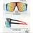 Sports Wrap Around Sunglasses For Women Men Large One Piece